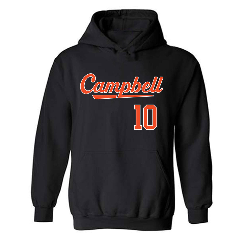 Campbell - NCAA Baseball : Darnell Parker Jr - Replica Shersey Hooded Sweatshirt-0