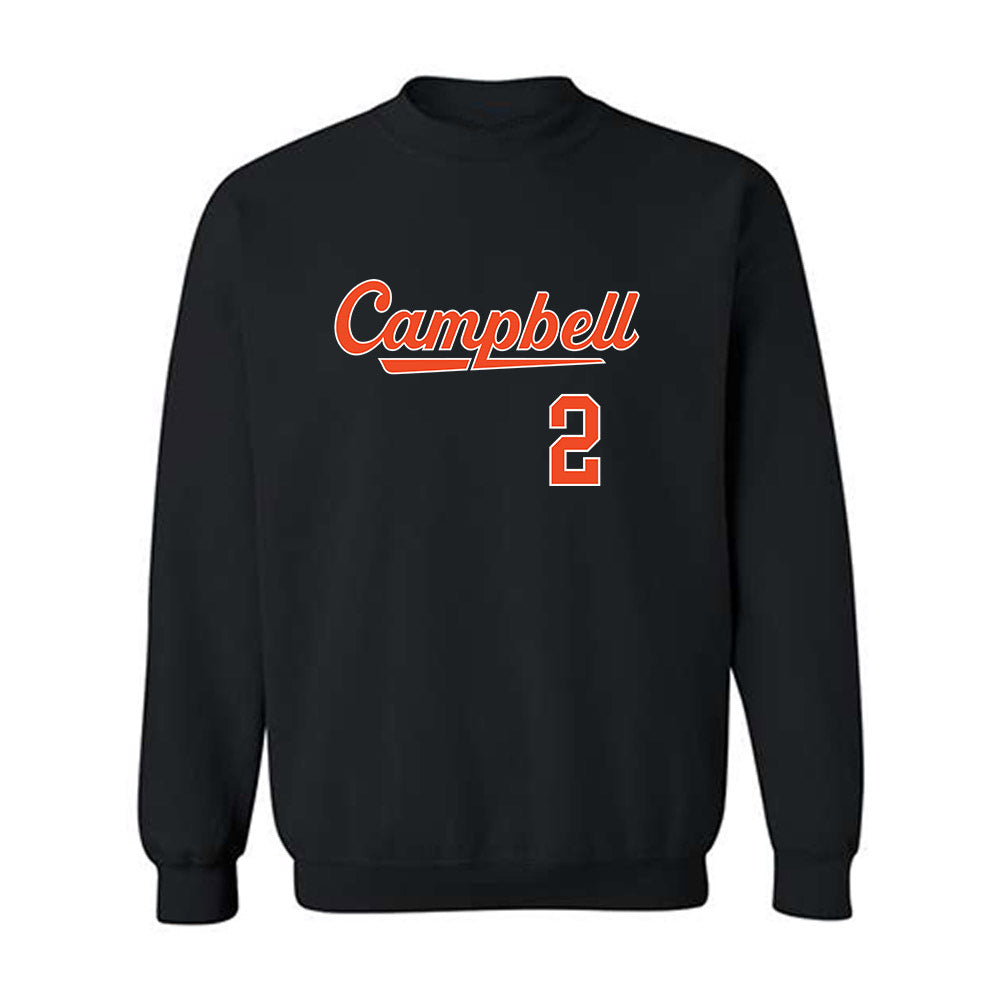 Campbell - NCAA Baseball : Connor Hensley - Replica Shersey Crewneck Sweatshirt-0