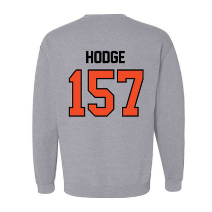 Campbell - NCAA Wrestling : Kendrick Hodge - Fashion Shersey Crewneck Sweatshirt-1