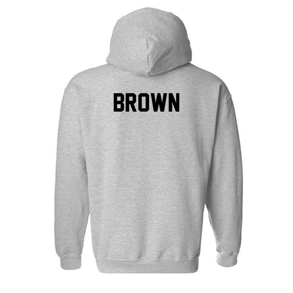 Campbell - NCAA Women's Track & Field : Timayah Brown - Fashion Shersey Hooded Sweatshirt-1