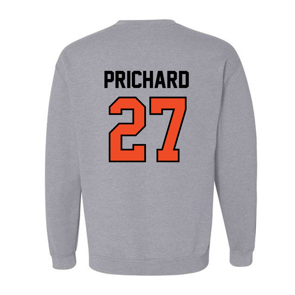 Campbell - NCAA Football : Davis Prichard - Fashion Shersey Crewneck Sweatshirt-1
