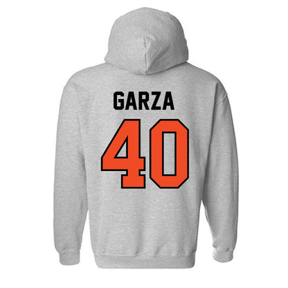 Campbell - NCAA Football : Justin Garza - Fashion Shersey Hooded Sweatshirt-1