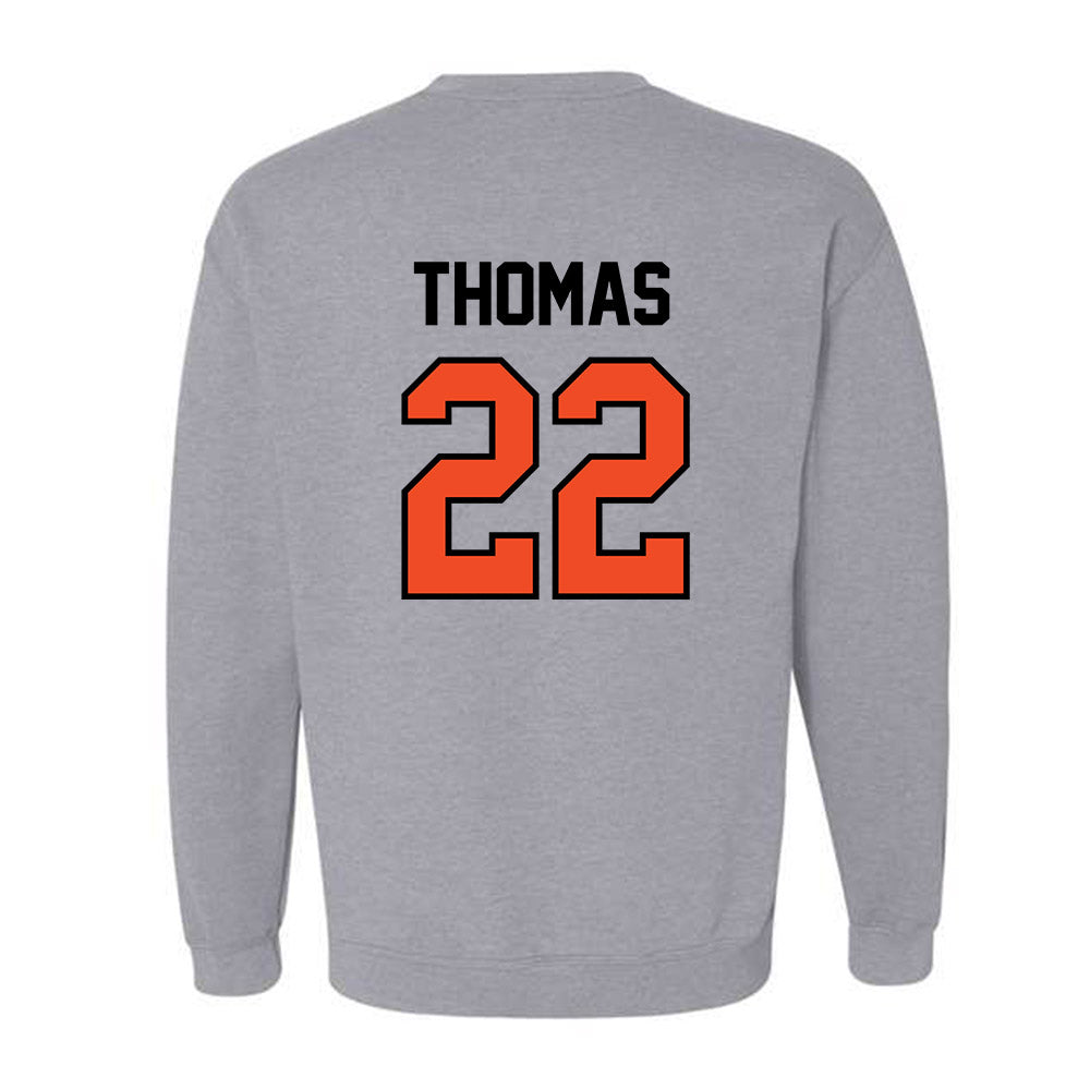 Campbell - NCAA Football : Devon Thomas - Fashion Shersey Crewneck Sweatshirt-1