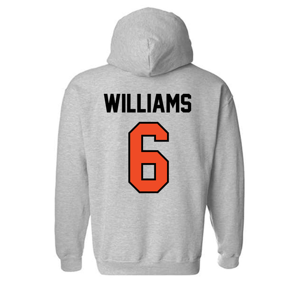Campbell - NCAA Football : Kareem Williams - Fashion Shersey Hooded Sweatshirt-1