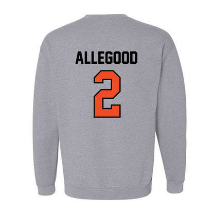 Campbell - NCAA Softball : Emily Allegood - Fashion Shersey Crewneck Sweatshirt-1