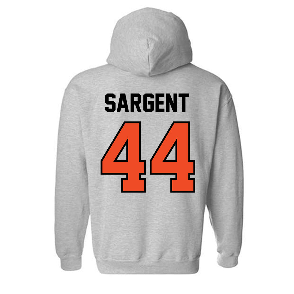 Campbell - NCAA Football : Landon Sargent - Fashion Shersey Hooded Sweatshirt-1