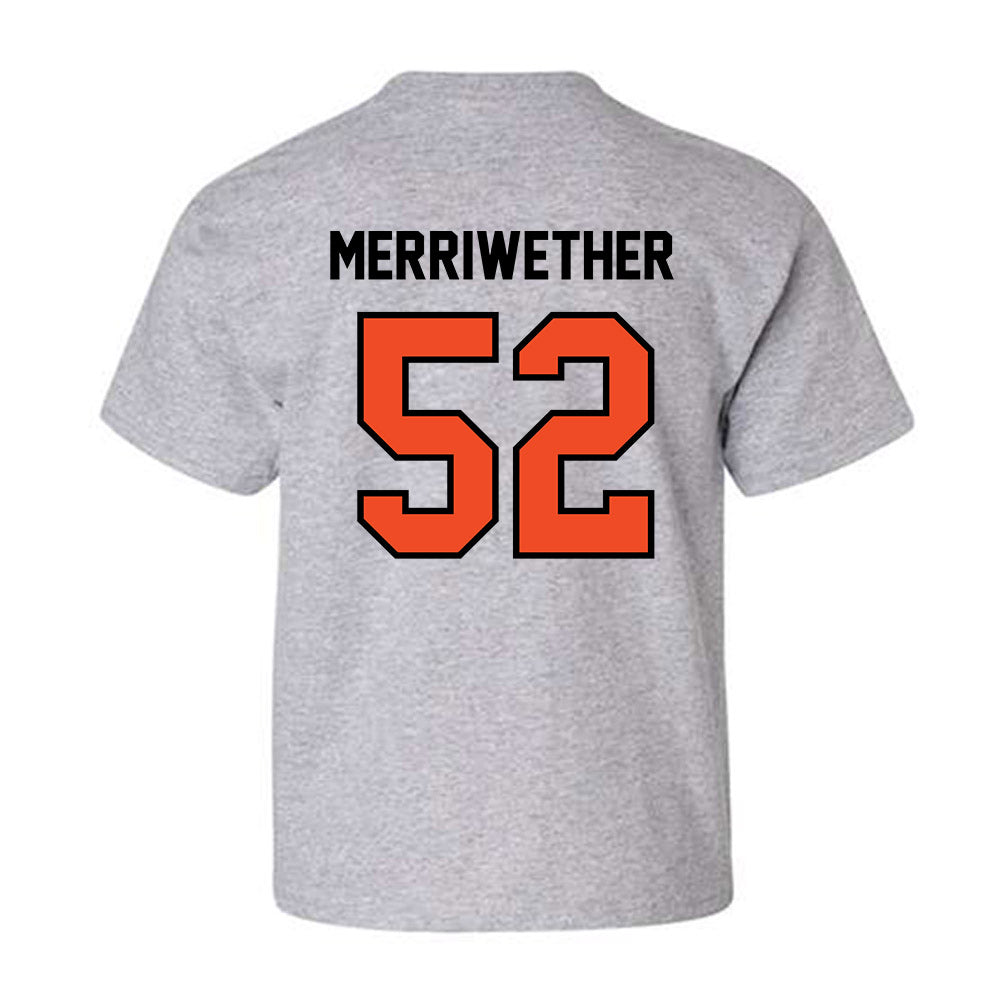 Campbell - NCAA Football : Mason Merriwether - Fashion Shersey Youth T-Shirt-1