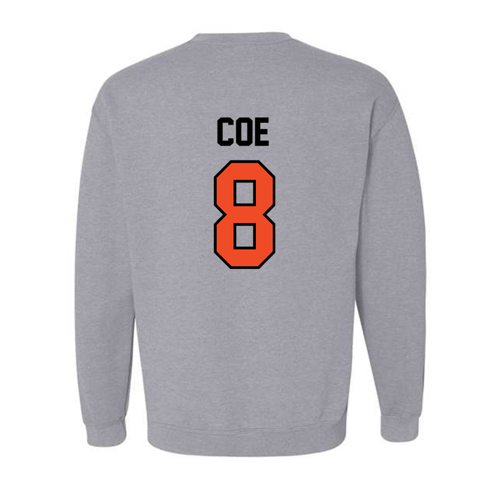 Campbell - NCAA Football : Chandler Coe - Fashion Shersey Crewneck Sweatshirt-1