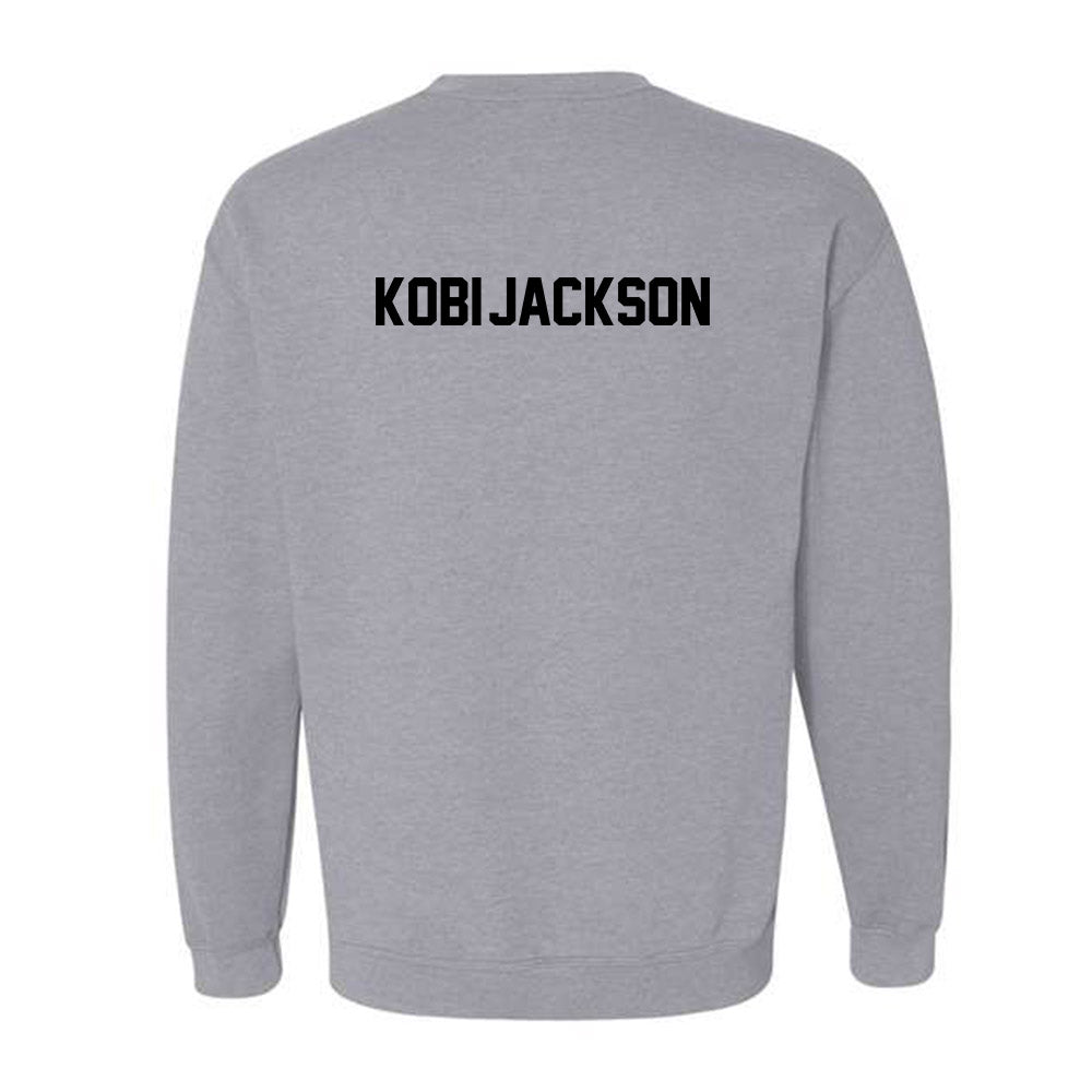 Campbell - NCAA Men's Tennis : Kenji Kobi-Jackson - Fashion Shersey Crewneck Sweatshirt-1