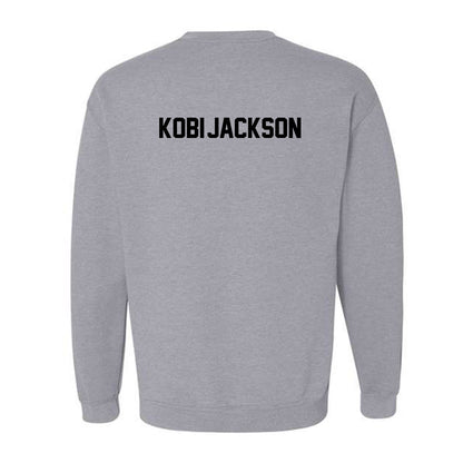 Campbell - NCAA Men's Tennis : Kenji Kobi-Jackson - Fashion Shersey Crewneck Sweatshirt-1