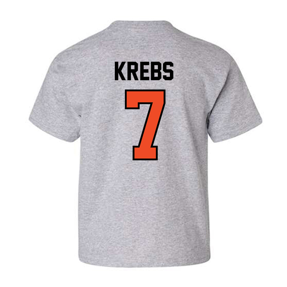 Campbell - NCAA Softball : Haley Krebs - Fashion Shersey Youth T-Shirt-1