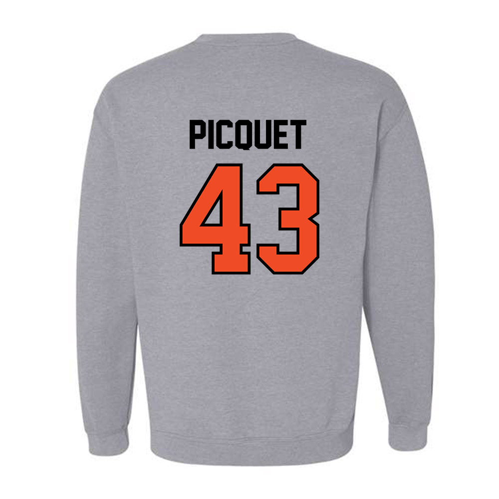 Campbell - NCAA Football : Will Picquet - Fashion Shersey Crewneck Sweatshirt-1