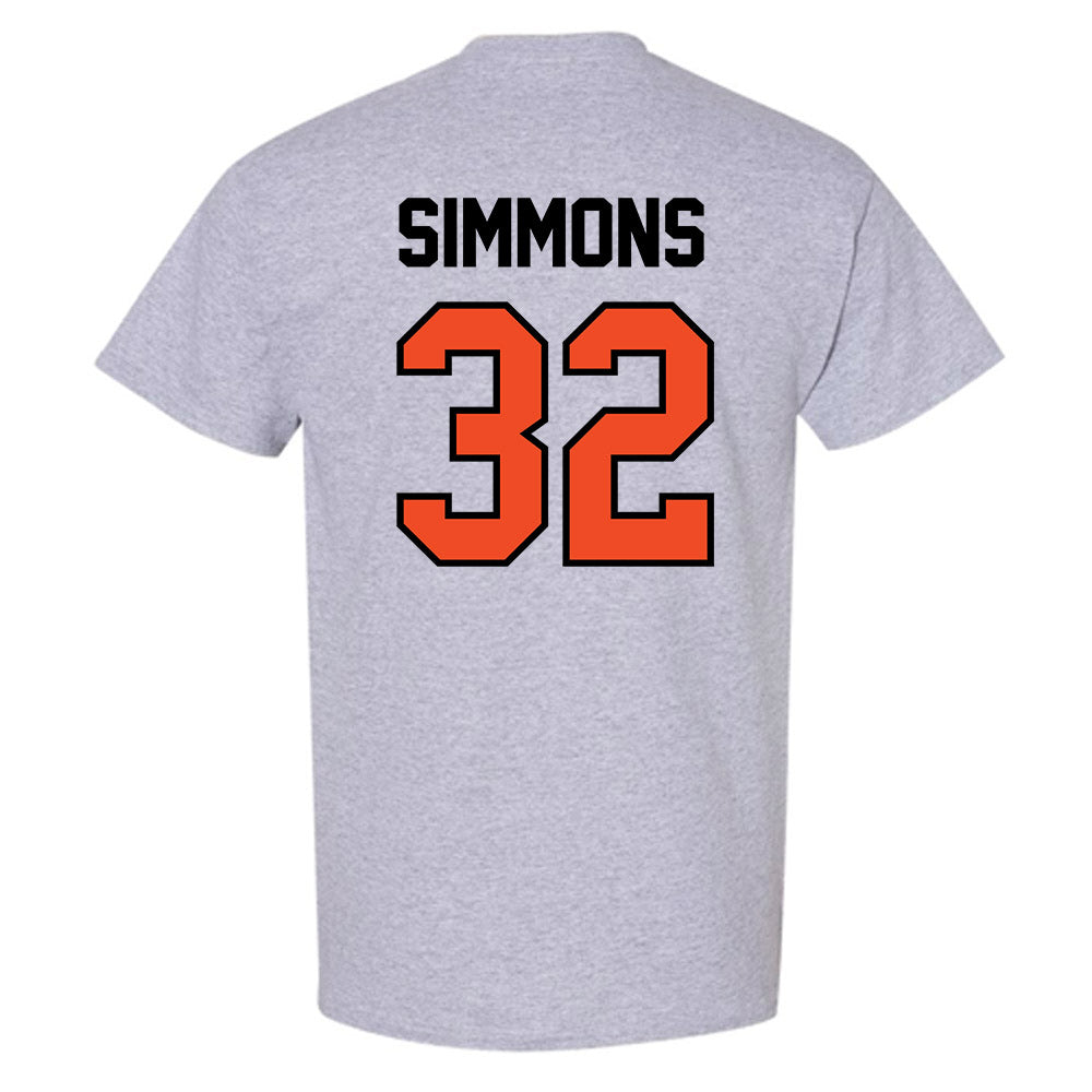 Campbell - NCAA Baseball : Owen Simmons - Fashion Shersey T-Shirt-1