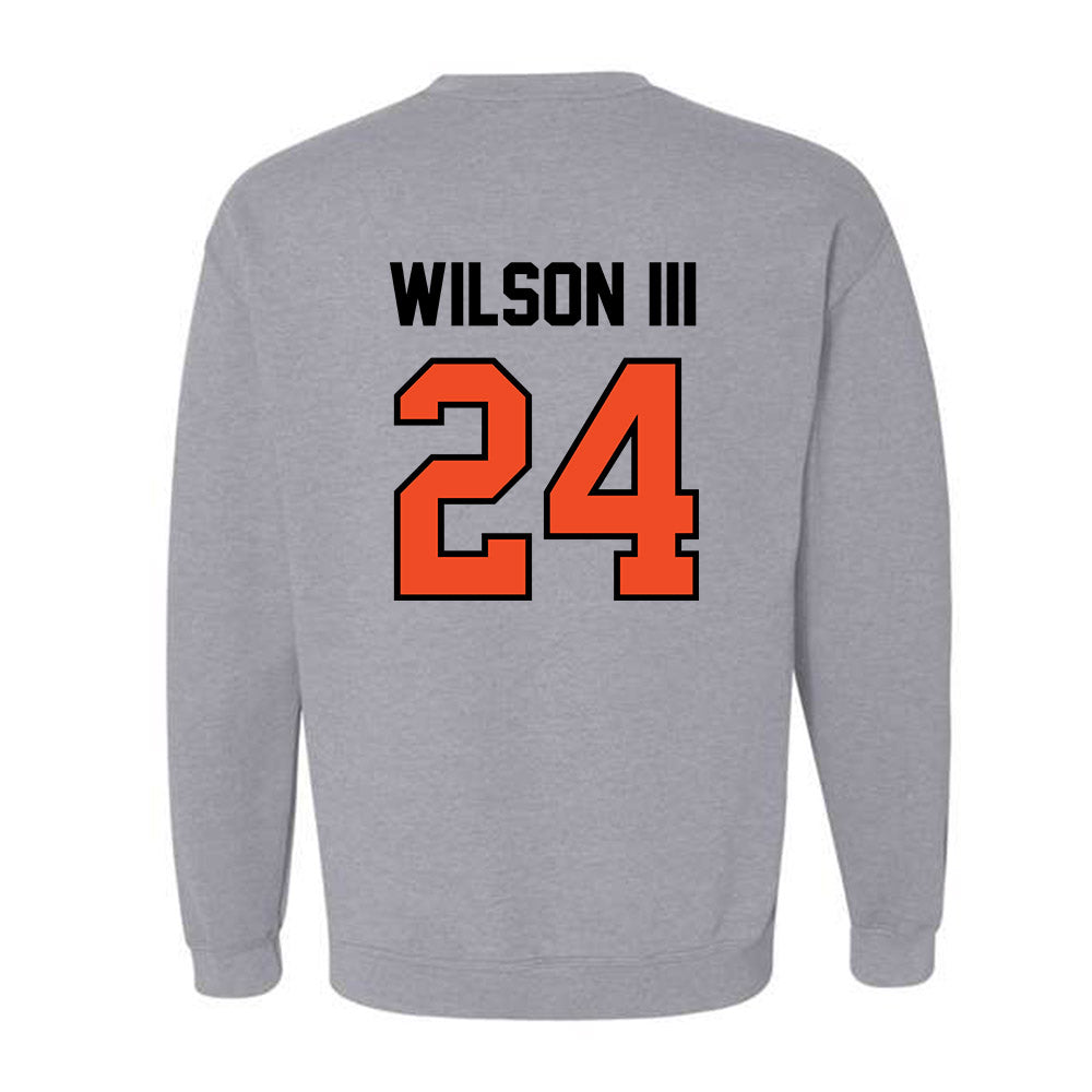 Campbell - NCAA Football : Wilson Wilson III - Fashion Shersey Crewneck Sweatshirt-1