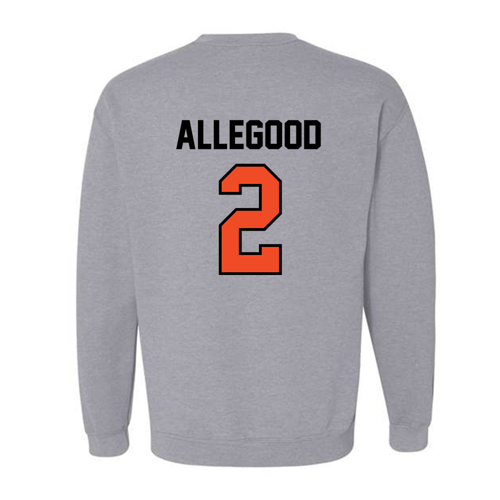 Campbell - NCAA Softball : Emily Allegood - Fashion Shersey Crewneck Sweatshirt-1