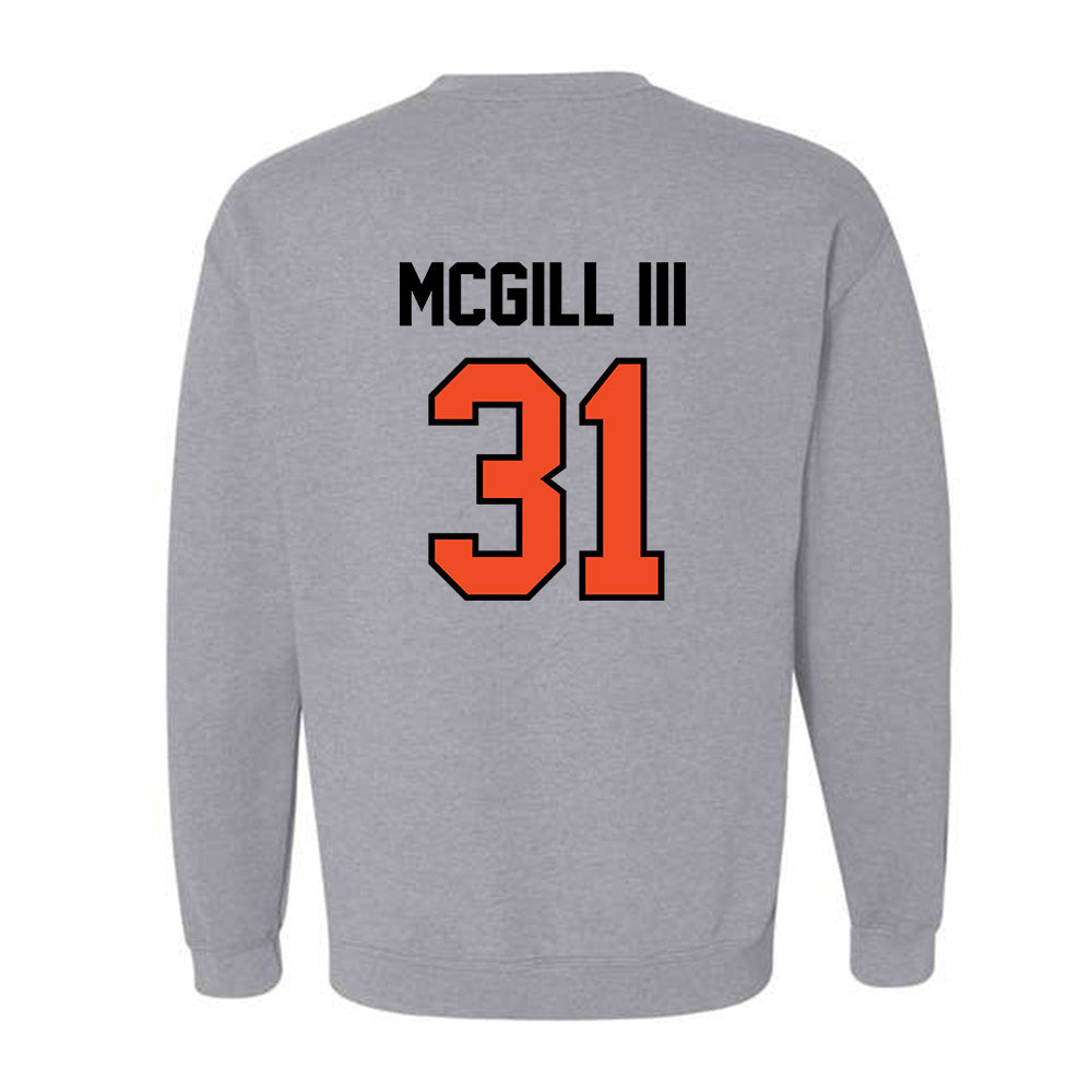 Campbell - NCAA Football : Mikey McGill III - Fashion Shersey Crewneck Sweatshirt-1