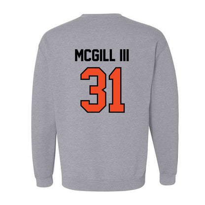 Campbell - NCAA Football : Mikey McGill III - Fashion Shersey Crewneck Sweatshirt-1