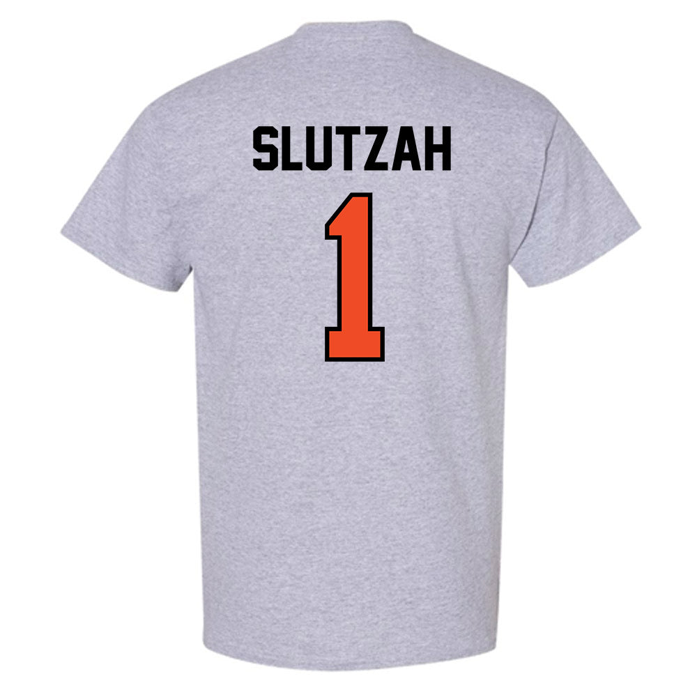 Campbell - NCAA Softball : Emma Slutzah - Fashion Shersey T-Shirt-1