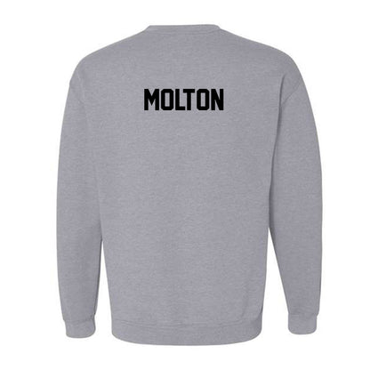 Campbell - NCAA Wrestling : Anthony Molton - Fashion Shersey Crewneck Sweatshirt-1