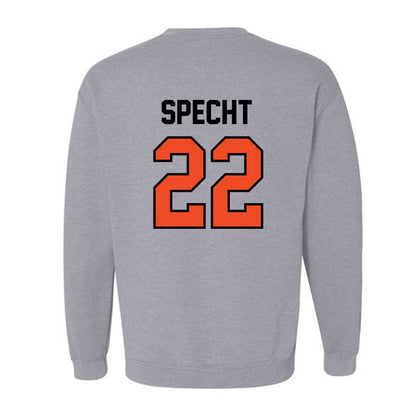 Campbell - NCAA Softball : Kylie Specht - Fashion Shersey Crewneck Sweatshirt-1