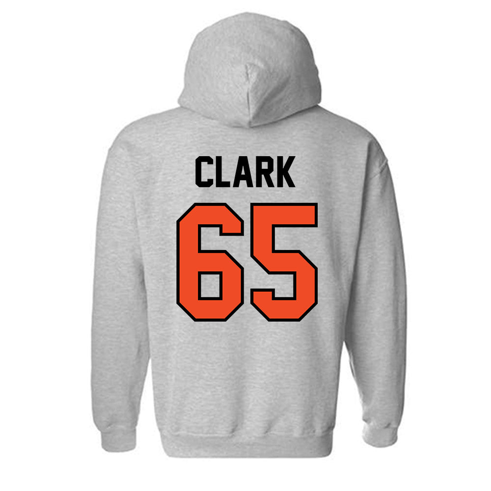 Campbell - NCAA Football : Hunter Clark - Fashion Shersey Hooded Sweatshirt-1