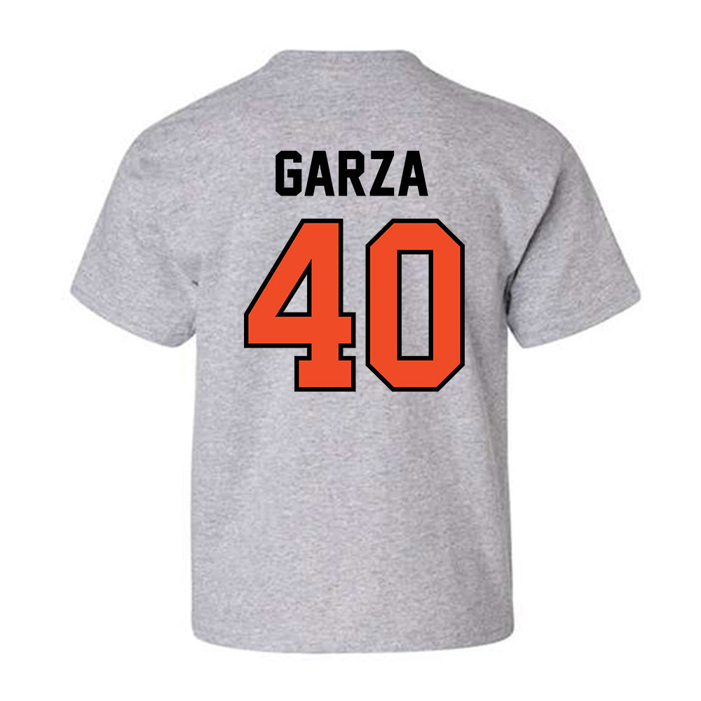 Campbell - NCAA Football : Justin Garza - Fashion Shersey Youth T-Shirt-1