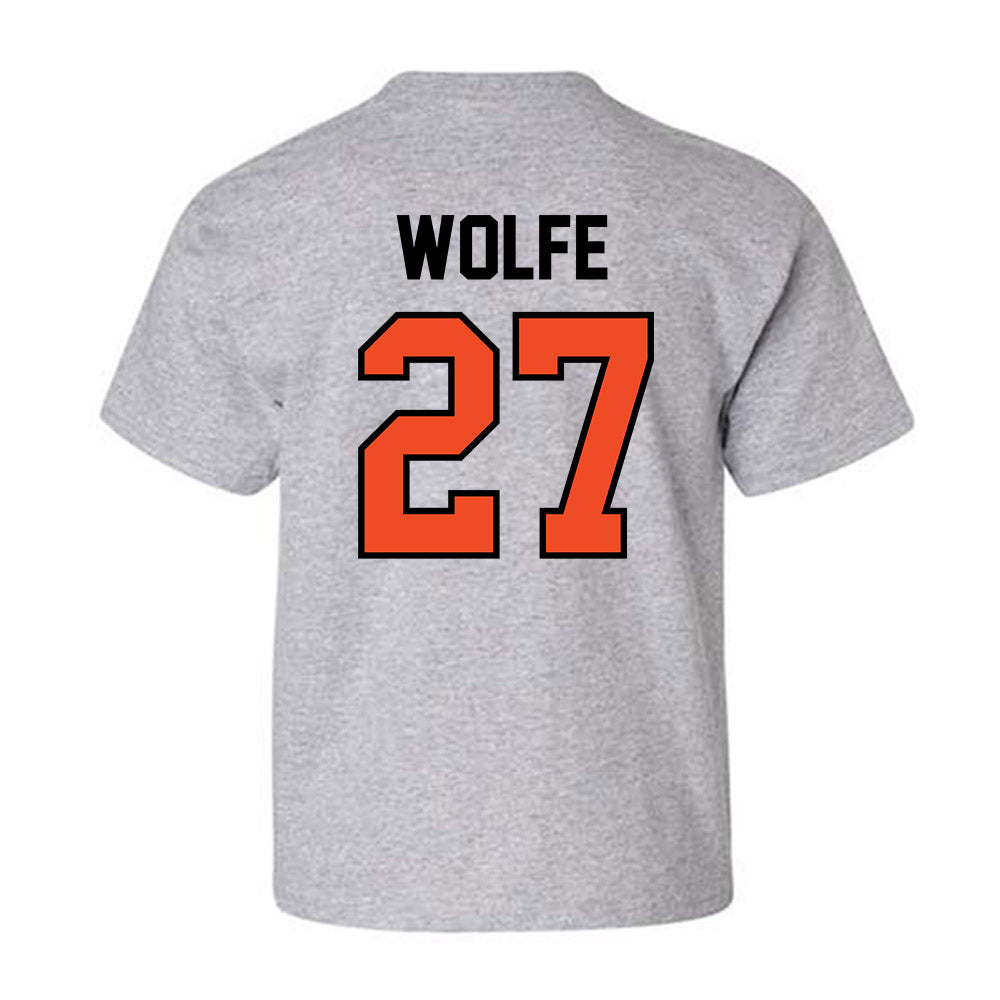Campbell - NCAA Softball : Kasey Wolfe - Fashion Shersey Youth T-Shirt-1