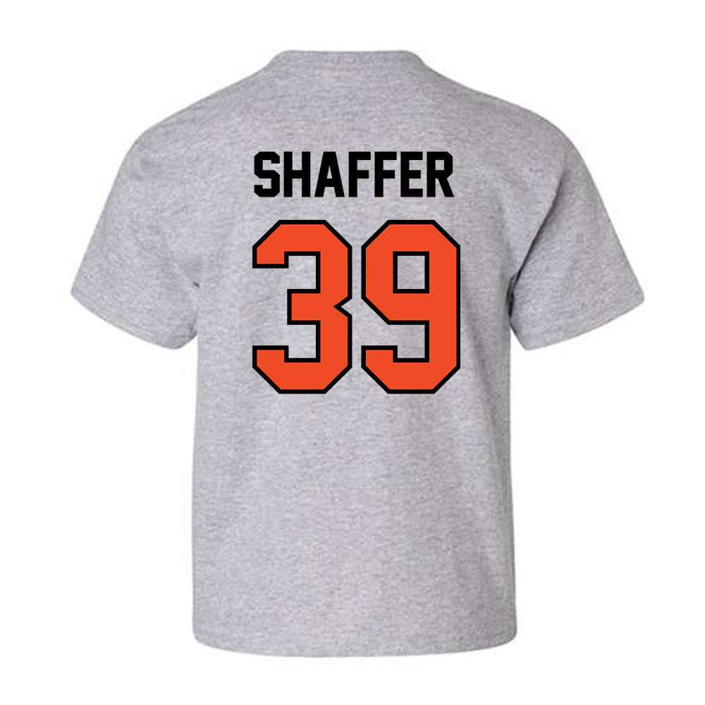 Campbell - NCAA Baseball : Braxton Shaffer - Fashion Shersey Youth T-Shirt-1