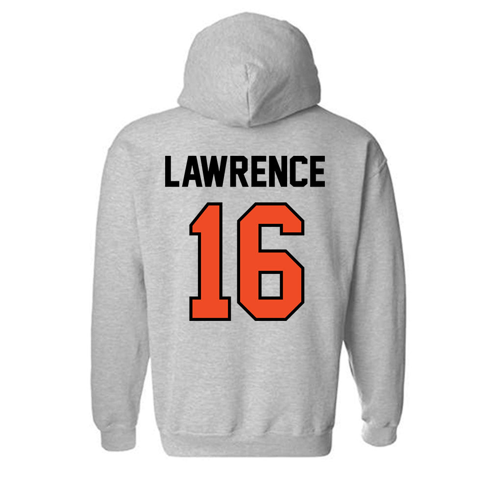 Campbell - NCAA Football : Zachary Lawrence - Fashion Shersey Hooded Sweatshirt-1