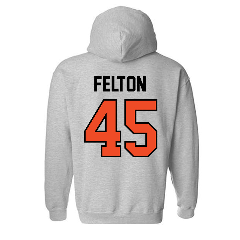 Campbell - NCAA Football : Daniel Felton - Fashion Shersey Hooded Sweatshirt-1