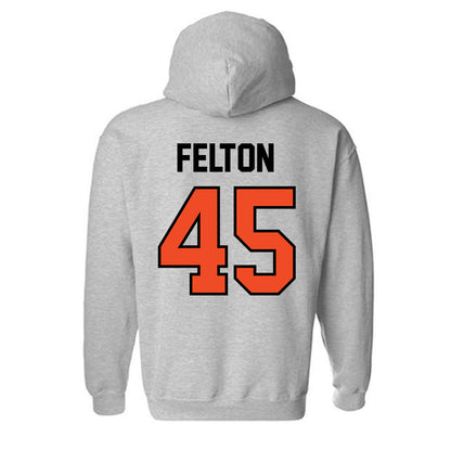 Campbell - NCAA Football : Daniel Felton - Fashion Shersey Hooded Sweatshirt-1