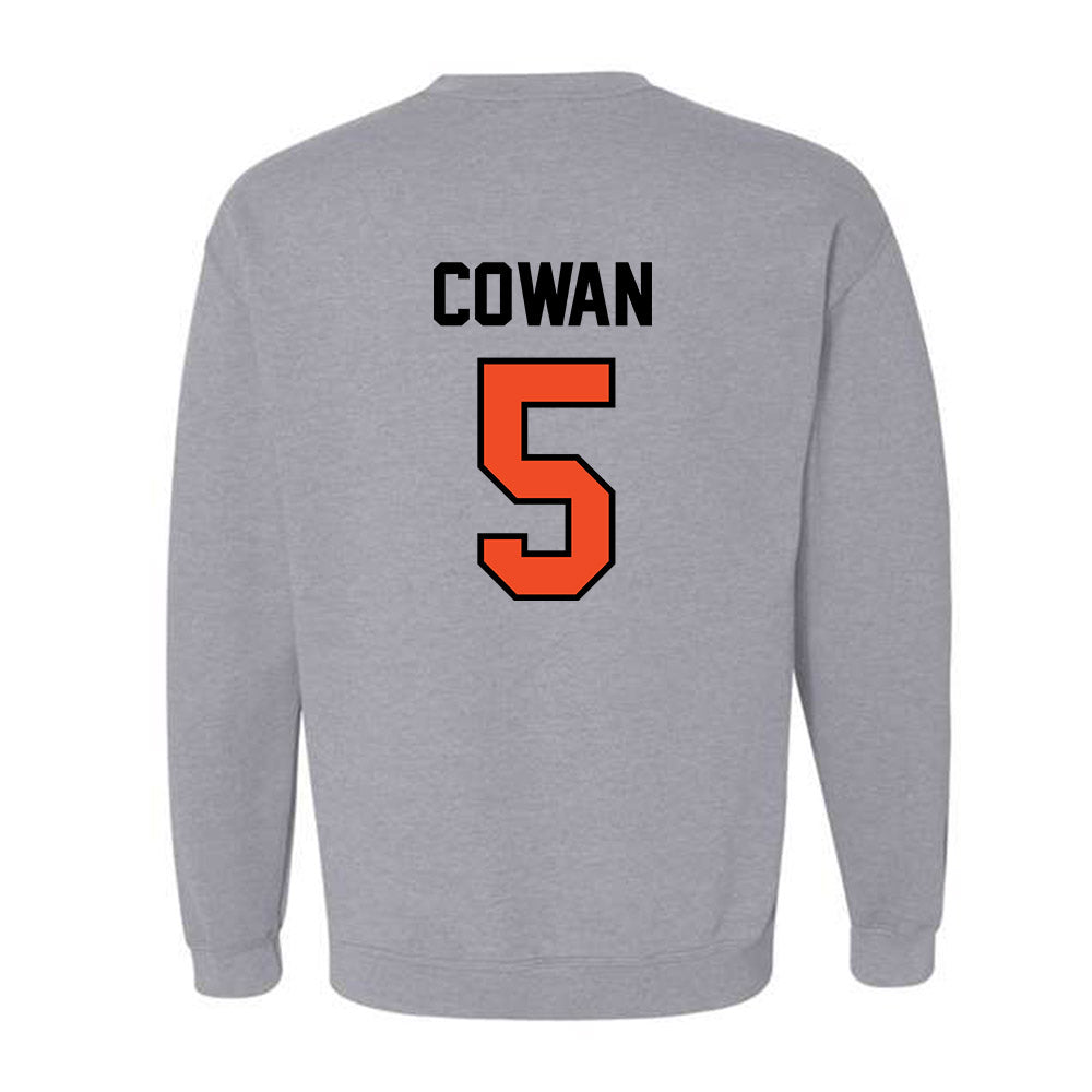 Campbell - NCAA Football : Javon Cowan - Fashion Shersey Crewneck Sweatshirt-1