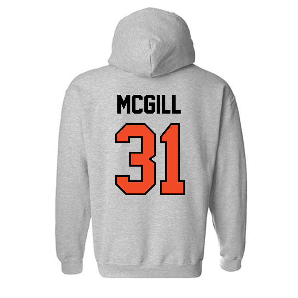 Campbell - NCAA Football : Mikey McGill - Fashion Shersey Hooded Sweatshirt-1