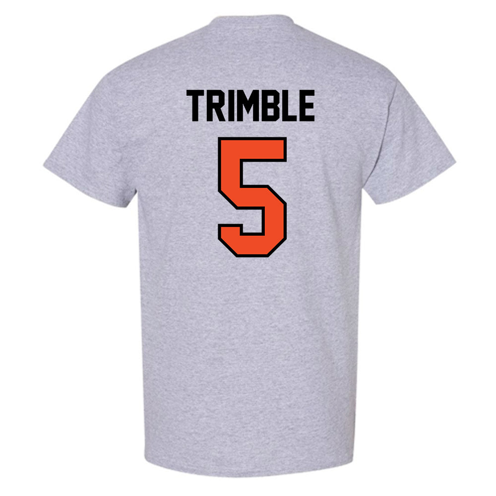 Campbell - NCAA Women's Lacrosse : Eva Trimble - Fashion Shersey T-Shirt-1