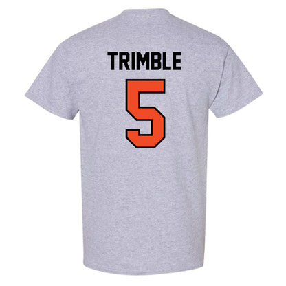 Campbell - NCAA Women's Lacrosse : Eva Trimble - Fashion Shersey T-Shirt-1