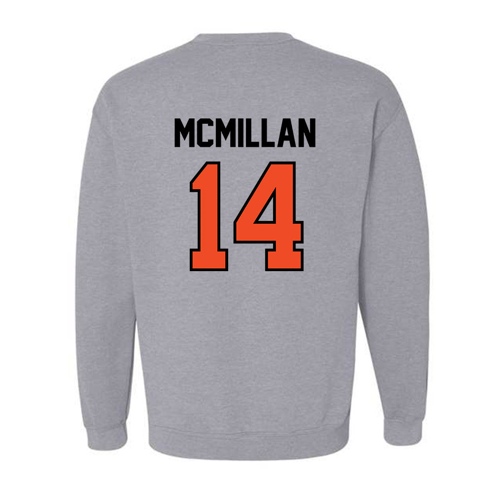 Campbell - NCAA Women's Volleyball : Breanna McMillan - Fashion Shersey Crewneck Sweatshirt-1