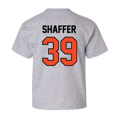 Campbell - NCAA Baseball : Braxton Shaffer - Fashion Shersey Youth T-Shirt-1