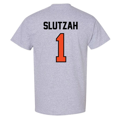 Campbell - NCAA Softball : Emma Slutzah - Fashion Shersey T-Shirt-1