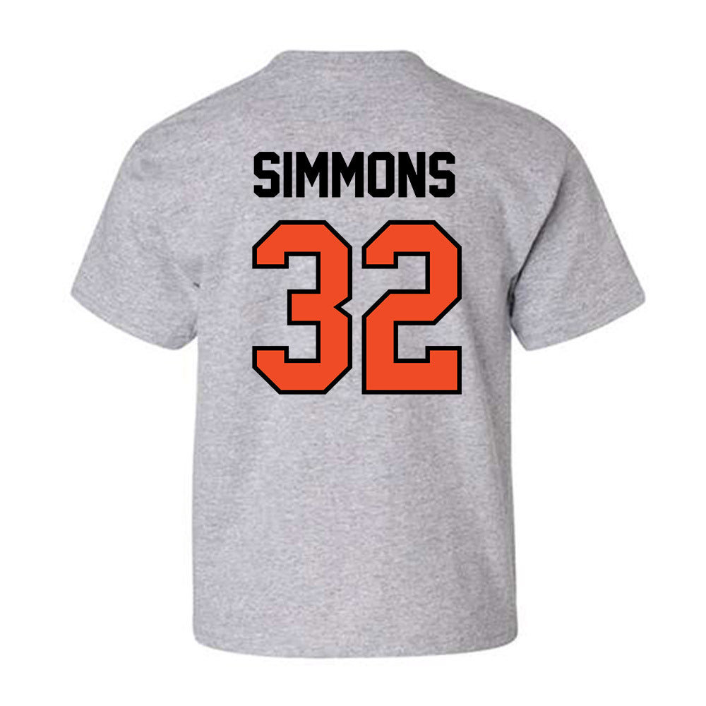 Campbell - NCAA Baseball : Owen Simmons - Fashion Shersey Youth T-Shirt-1