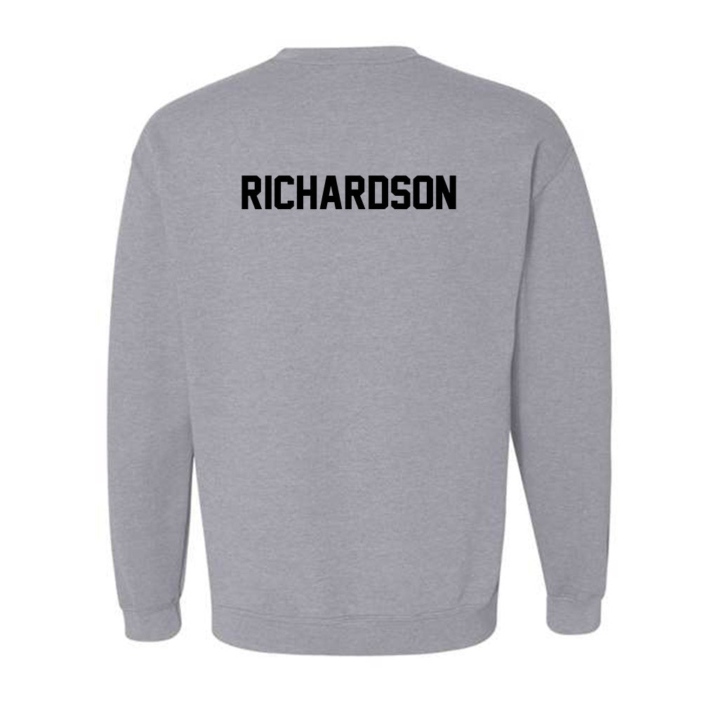 Campbell - NCAA Men's Tennis : Ethan Richardson - Fashion Shersey Crewneck Sweatshirt-1