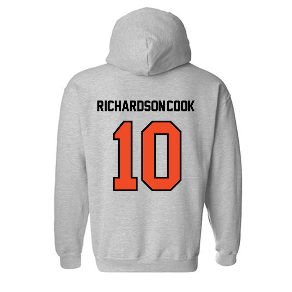 Campbell - NCAA Football : Keynan Richardson-Cook - Fashion Shersey Hooded Sweatshirt-1