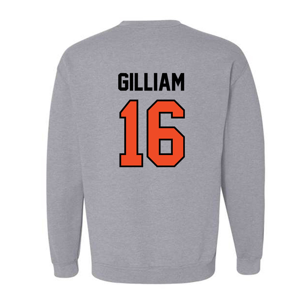 Campbell - NCAA Football : Michael Gilliam - Fashion Shersey Crewneck Sweatshirt-1