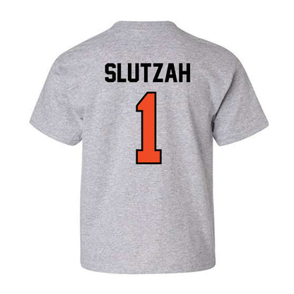 Campbell - NCAA Softball : Emma Slutzah - Fashion Shersey Youth T-Shirt-1