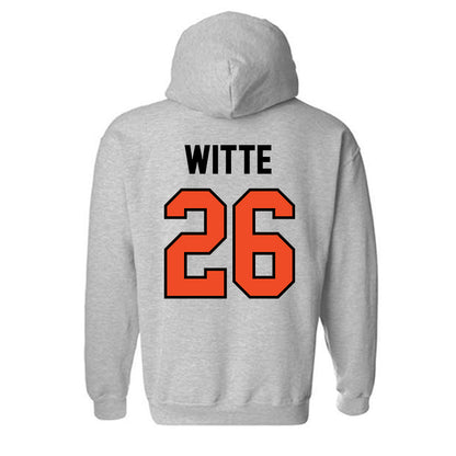 Campbell - NCAA Women's Soccer : Samantha Witte - Fashion Shersey Hooded Sweatshirt-1