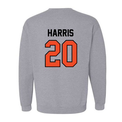 Campbell - NCAA Football : Gavin Harris - Fashion Shersey Crewneck Sweatshirt-1