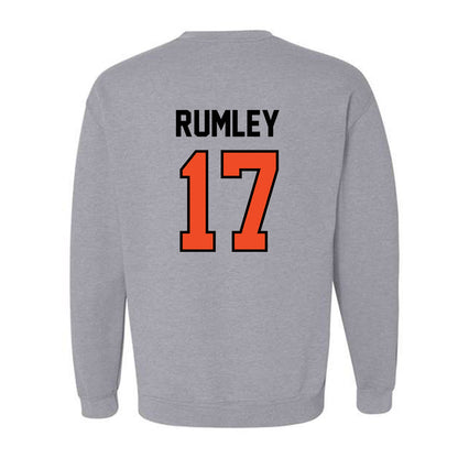 Campbell - NCAA Baseball : Trenton Rumley - Fashion Shersey Crewneck Sweatshirt-1