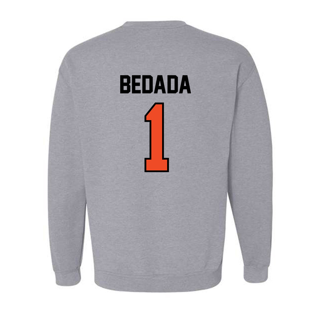 Campbell - NCAA Football : Ebenezer Bedada - Fashion Shersey Crewneck Sweatshirt-1