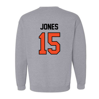 Campbell - NCAA Football : Jordan Jones - Fashion Shersey Crewneck Sweatshirt-1