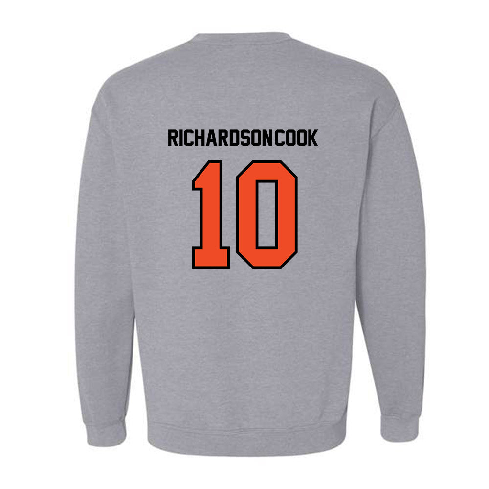 Campbell - NCAA Football : Keynan Richardson-Cook - Fashion Shersey Crewneck Sweatshirt-1
