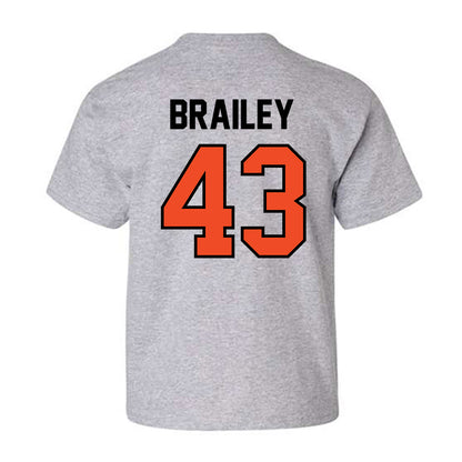 Campbell - NCAA Baseball : Beau Brailey - Fashion Shersey Youth T-Shirt-1